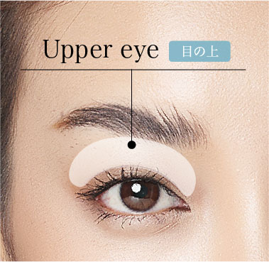 Upper eye