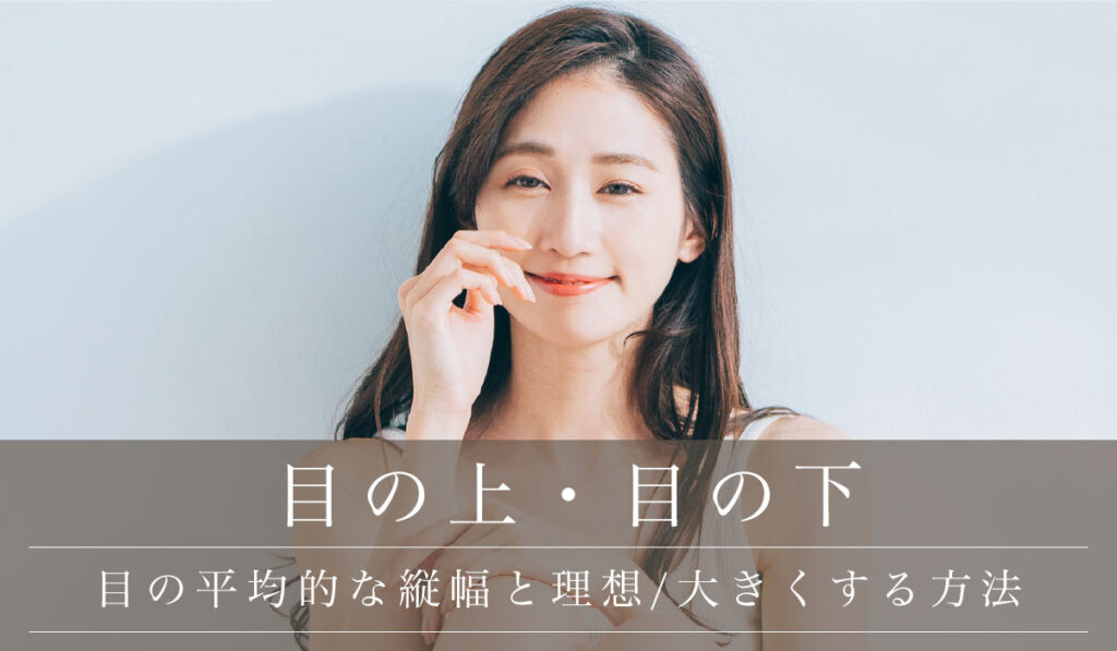 目が小さく見える原因・平均的なサイズ（縦幅・横幅）と理想/目を大きくする方法 | 横浜市鶴見の形成・美容外科 エムズクリニック