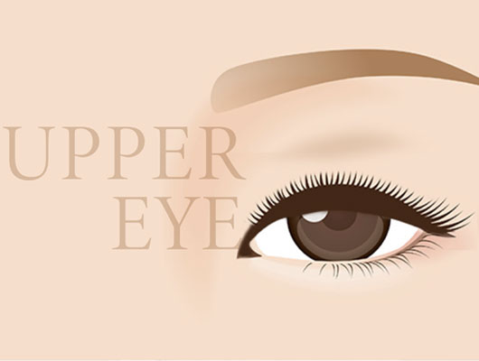 くぼみ目のイラスト