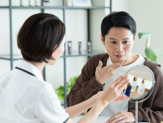 男性のたるみ相談イメージ