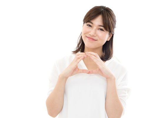 okを出す女性イメージ