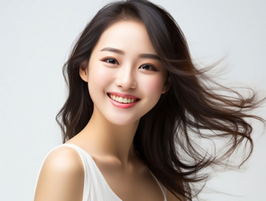 韓国風女性のイメージ